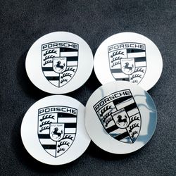 Lot De 4 Caches Moyeu/Jante Pour Porsche Cayenne 955 957 - Réf Porsche 7L5601149