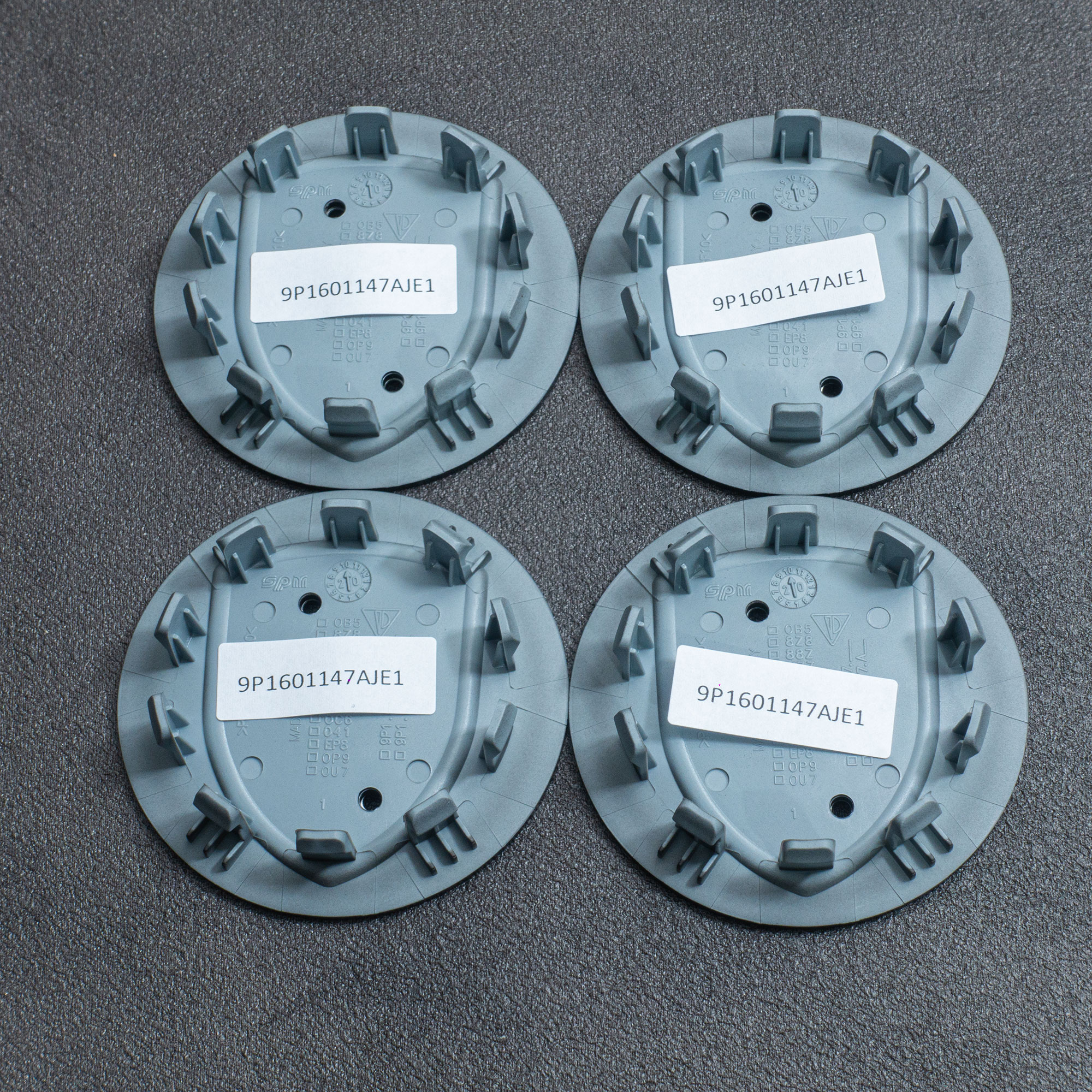 4x Nabendeckel Für Porsche Cayenne 955/957 2003-2010 - 147mm Felgenabdeckungen Set