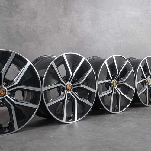 Original Porsche Taycan rims 21 inch 9J1601025BS 9J1073663AA Aero 